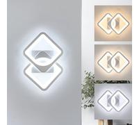 Osairous Aplique de Pared Interior, 21W 2362LM Lámpara de Pared LED, Aplique Moderno con 3 Temperaturas de Color iluminación interior Para Dormitorio, Sala de Estar, Pasillo, Escaleras