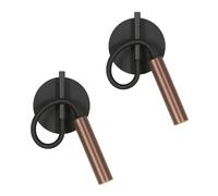 Osairous Lampara de Pared, 2 Piezas Lampara de Lectura de Rotación Flexible de 360°, Apliques Pared Interior in Aluminio para Dormitorio Sala de Estar, Blanco Cálido 3000K