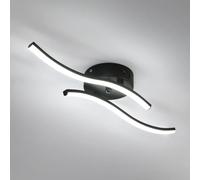 Osairous Lampara Techo LED Moderna, Plafon Led Techo 12W 1350LM, Aluminio Lampara Techo Dormitorio 6500K Blanco Frío para Sala de Estar, Pasillo