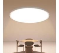 Osairous Lamparas de Techo, Ø40cm 36W Plafon LED Techo, Lampara Techo Dormitorio IP44, 3000k 3980 LM Luz Cálida para Cocina, Dormitorio, Pasillo, Baño, Salón