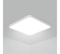 Osairous Lamparas de Techo 42W, Ø40cm Cuadrado Plafon LED Techo, Lampara Techo Dormitorio IP44, 6500k 3980 LM Luz Blanca para Cocina, Dormitorio, Baño, Salón