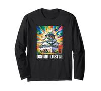 Osaka Castle Japón Tradicional Kanji Anime Otaku Souvenir Manga Larga