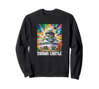 Osaka Castle Japón Tradicional Kanji Anime Otaku Souvenir Sudadera