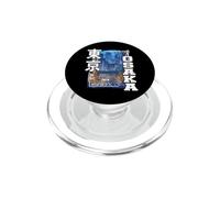 Osaka City Retro Japón Estética Calles de Osaka PopSockets PopGrip para MagSafe