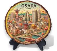 Osaka Japan Souvenir Gift - Placa de madera zen urbana ideal para entusiastas de la cultura japonesa y fanáticos de los viajes modernos