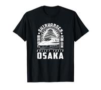 Osaka Japón Shinkansen Bullet Train Anime Kanji Souvenir Camiseta