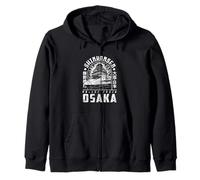 Osaka Japón Shinkansen Bullet Train Anime Kanji Souvenir Sudadera con Capucha