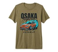 Osaka Nightrun JDM Drift Car japonés Street Racing Tuner Camiseta Premium