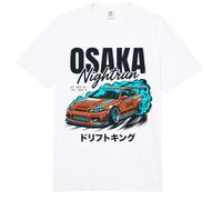 Osaka Nightrun JDM Drift Car japonés Street Racing Tuner Comfort Colors Adult Heavyweight T-Shirt