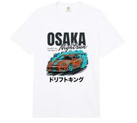 Osaka Nightrun JDM Drift Car japonés Street Racing Tuner Comfort Colors Adult Heavyweight T-Shirt