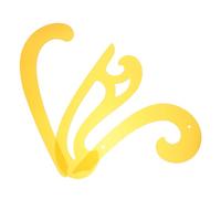 OSALADI 1 Juego Conjunto Plantillas De Curva Francesa Y Regla De Diseño Para Costura Y Dibujo Herramientas Esenciales Para Diseñadores Y Artistas 3 Piezas
