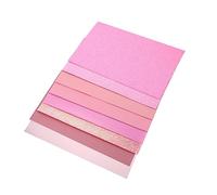 OSALADI 1 Juego Láminas De Cuero Sintético Rosa Para Manualidades Material De Costura Práctico Y Fácil De Cortar Para Bolsos Clips Y Adornos Hechos Mano 8 Hojas