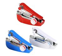 OSALADI 1 Juego Mini Máquina De Coser Portátil Ligera Y Manual Para Arreglos De Usar Ropa Y Cortinas 3 Piezas