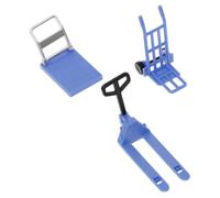 OSALADI 1 Juego Ornamentos de Mini Modelo Soporte de Carro de Plataforma Carretilla elevadora en Miniatura Carro de Plataforma para casa Mini Adorno Microdiseño el plastico
