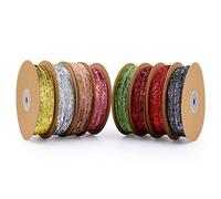 OSALADI 1 Rollo Cinta de Envoltura Decorativa Color Ribbons de Flocking para Manualidades Diy y Accesorios de Ropa para Bodas Fiestas y Decoraciones Metros