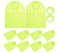 OSALADI 10 Bebederos de Agua para Colmenas de Abejas Alimentador Antiahogamiento Verde Compatible Botellas Europeas Americanas y Australianas Suministros Apicultura para Jardín y