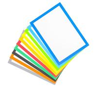 OSALADI 10 Hojas de Papel Grueso con Borde de Color para Cuadros Decorativos, Textura Suave Adecuado para Pintura y Manualidades DIY Color Aleatorio