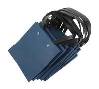 OSALADI 10 Piezas Bolso De Remaches Fiesta Gracias Bolsa De Papel Bolsas De De Navidad Bolsa De Favores De Fiesta De Boda Saco De Dulce Bolsas Azul Papel