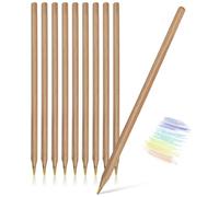 OSALADI 10 Piezas Lápices de Colores, Lápices Arcoíris de Madera Color Café, Colores Cambiables y para Cambiar Color, para Estudiantes y Principiantes, Escuela y Color Aleatorio