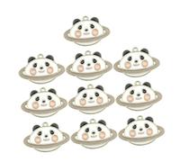 OSALADI 10 Piezas Pendientes de dibujos animados colgantes Decoración colgante de bricolaje hacer joyas encanto aleación DIY encanto encantos en forma de planeta animal