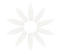 OSALADI 10 Puntas de Repuesto de Color Claro para Rotuladores de Pintura Acrílica Punta Fina de Nylon 0.4 Mm, Flujo Uniforme y Escritura Precisa para Técnicas Artísticas