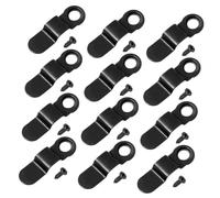 OSALADI 100 Clips Giratorios de Hierro Negros para Marcos de Fotos Botones de Fijación Resistentes para Colgar Cuadros Accesorios de Respaldo para Marcos Pack de 100 Unidades para