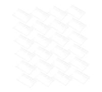 OSALADI 100 piezas Soporte de Etiquetas Transparente para Supermercado Porta Etiquetas para Estantes de Almacenamiento para Exhibición de y Productos Tiendas