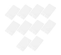 OSALADI 10Piezas Cubiertas de Tarjetas de Identificación Impermeables de Transparente Prácticas y para Trabajo