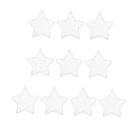 OSALADI 10piezas Decoraciones de Bolas Huecas Rellenables Cajas para Manualidades Transparentes Porta Dulces de Plástico Adornos de Bolas Pequeños para Árbol para Bodas Fiestas Navideñas