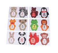 OSALADI 12 Pegatinas Mensuales para Bebés Diseño Animal en Papel, Accesorios para Fotos del Primer Año y Adornos para Recién Nacidos Varios Estilos