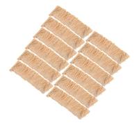 OSALADI 12 Piezas De Techos De Paja Sintética Realistas Techos De Hierba Sintética De Paja Artificial Mini De Heno Mini De Hierba para