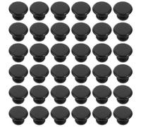 OSALADI 120 Botones Negros para Chaqueta de Chef Tamaño Pequeño 7mm Cabeza 12mm Base, Accesorios de Costura para Uniformes de Restaurante y Hotel, Botones Redondos para Abrigo y Traje