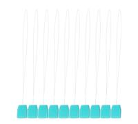 OSALADI 15 Enhebradores de Aguja para Coser y Bordar de 20 Cm Mango de Plástico, Herramienta de Acero para Enhebrar Agujas de Ojo Pequeño, Accesorio Versátil para Manualidades y Costura