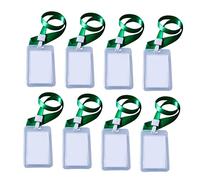 OSALADI 16 Piezas Soporte de Tarjeta de Identificación con Cuerda Verde Protector Práctico para Estudiantes Insignia de Id Almacenamiento Seguro para Tarjetas y Créditos para y Actividades