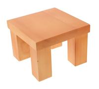 OSALADI 1pieza Banco De Madera Miniatura para Fotografía Taburete Decorativo Rústico Soporte para Joyas y Adornos para Jardines y Salones Estilo Clásico y Natural