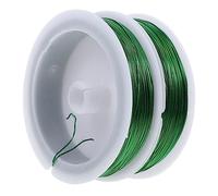 OSALADI 2 Alambre Galvanizado para Manualidades y Joyería de Yardas de Diámetro Flexible y Resistente la Corrosión para Creación de Flores Artificiales y Proyectos Diy