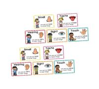 OSALADI 2 Carteles Educativos de Cognición para Tarjetas de Actividades de Estimulación Visual y Desarrollo Sensorial
