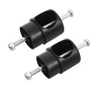 OSALADI 2 Juegos Conector para Silla de Playa y Silla Plegable Negra de Plástico con Orificio para Tornillo, Compacto Estabilidad Mejorada para Exteriores