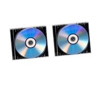 OSALADI 2 Juegos Discos CD-r Grabables Blancos con Caja para Grabación de Música y Almacenamiento Seguro para Oficina y Hogar