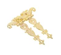 OSALADI 2 Piezas Bisagras Vintage de Aleación Duradera para Armarios y Cajas de Joyería Bisagras Decorativas Silenciosas para Puertas de Madera y Muebles