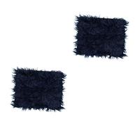 OSALADI 2 Piezas De Accesorios para Fotos De Recién Nacidos Tapete para Fotografía De Bebés Edredón De Piel Suave para Recién Nacidos Azul Marino Duradero No Se Desprende.