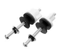 OSALADI 2 Piezas Kit Pernos de Acero Inoxidable para Bisagras de Asiento de Inodoro Accesorios de Fijación Superior para Baño Repuesto Rápido para Montaje y Reparación de Tapa