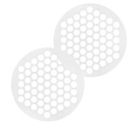 OSALADI 2 Piezas Molde para Dumplings Caseros, Molde para Ravioles, 61 Agujeros, Pp, Blanco, para Hacer Empanadillas y Pierogi, Uso en Casa y Reuniones