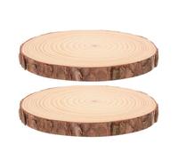 OSALADI 2 Piezas Piedras Jardín de Madera, Adoquines para Escalones, Antideslizantes, para Paisajismo y Caminos de Jardín, Estilo Minimalista