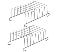 OSALADI 2 Piezas Rejilla de Acero Inoxidable para Tostadas de Freidora de Aire, Estante para Pan, Accesorios para Cocina y Preparación de Alimentos, Plata