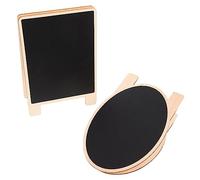 OSALADI 2 piezas Tablero de Mensajes Doble Cara para Pizarra de Madera Grande Rectangular y Práctico y para Notas y Dibujos