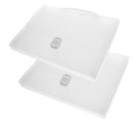 OSALADI 2 Piezas Unidades Organizador de Archivos Acordeón con Carpeta Expandible con Resistente para y Recibos Portafolios para Oficina Escuela y