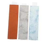 OSALADI 2 Series Bolsa De Almacenamiento De Pluma Manga Bandas Elásticas Computadora Portátil Gomas Elasticas Portalápices Elástico Portalápices para Cuaderno Color Aleatorio 3 Piezas*2