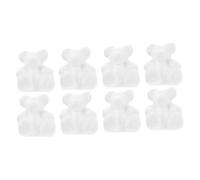 OSALADI 2 Series De Oso De Espuma Para Manualidades Diy Decoración Floral Para Bodas Osos Blancos Para Arreglos Y Fiestas Nupciales 30 Piezas*2