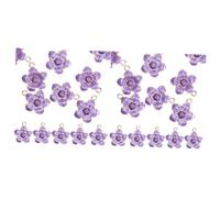 OSALADI 2 Series Joyería Colgante Sakura Dangle Charms Para Joyas Que Hacen Volumen Colgantes De Encanto Dijes Para Pulseras A Granel Encanto Colgante Hechizas Aleación Púrpura 50 Piezas*2